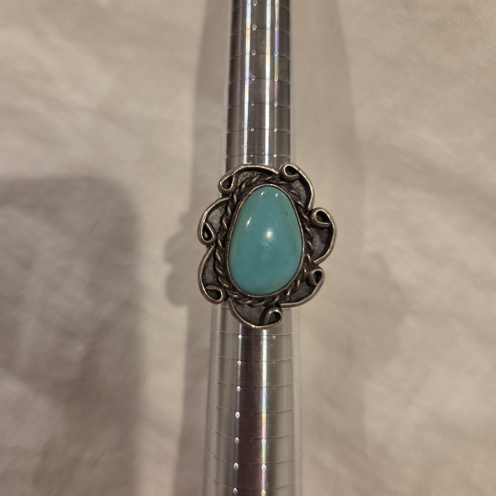 Turquoise Silver Women's Ring
